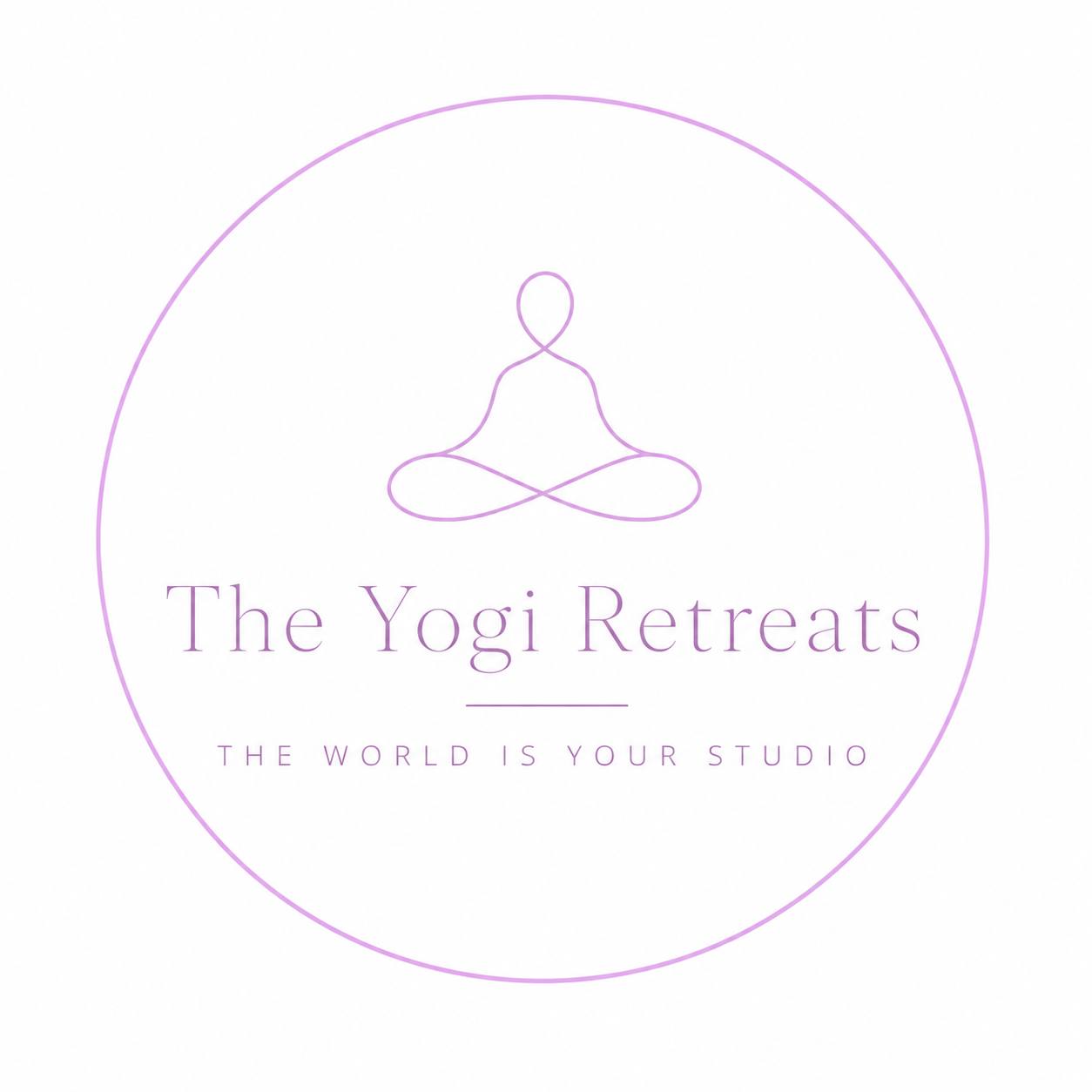 The Yogi Retreats circular logo
