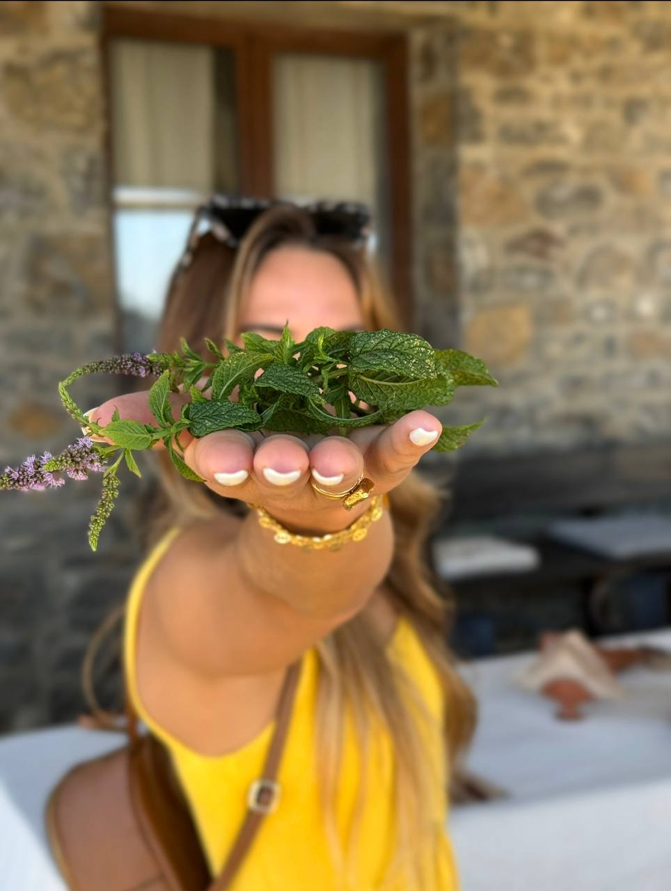 Fresh Mediterranean food at the Crete retreat